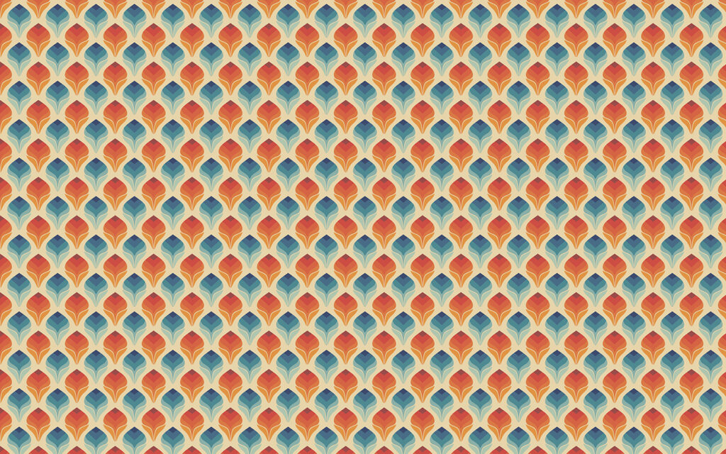 Solzi colorați în rânduri — design complet