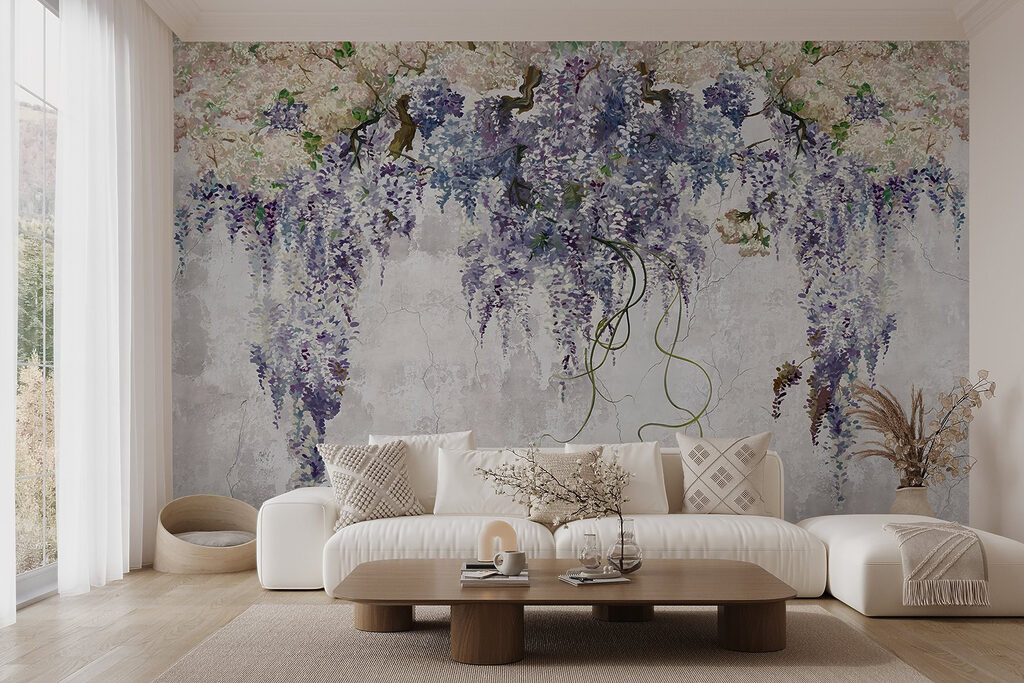 Ciorchini mov pe alb — interior 4
