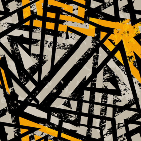Linii negre cu galben — design complet