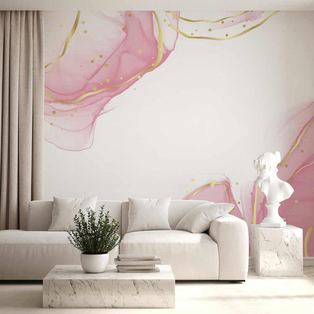 Nori roz pe alb — interior 4