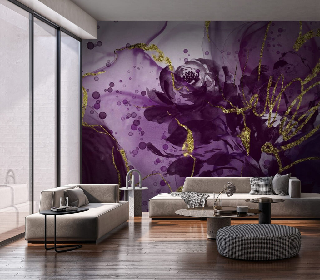 Trandafiri mov — interior 1