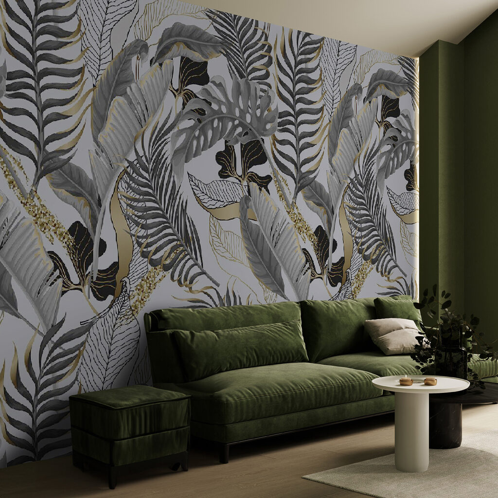 Frunze gri cu aur — interior 4