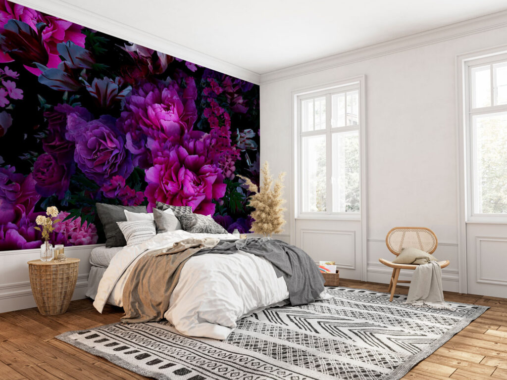 Flori mov în umbră — interior 1
