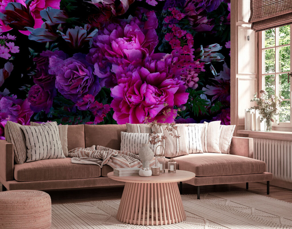 Flori mov în umbră — interior 2