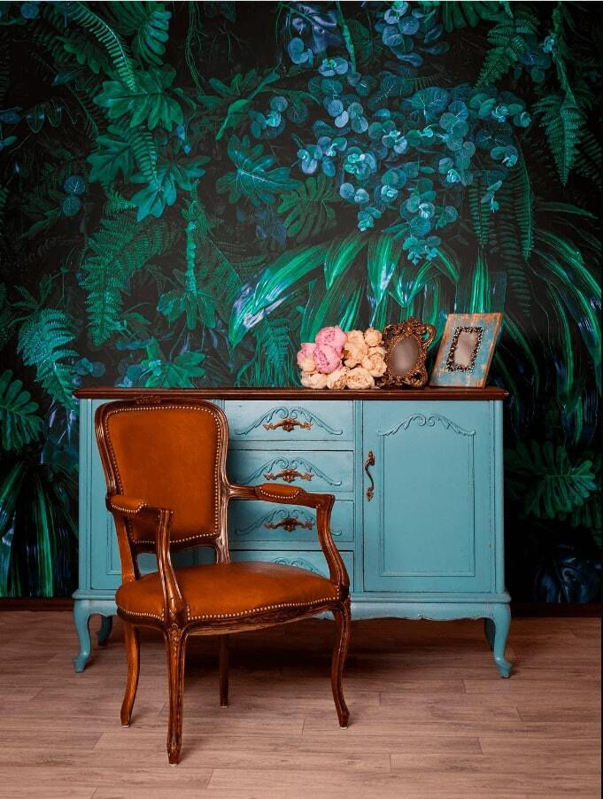 Flori albastre în junglă — interior 3