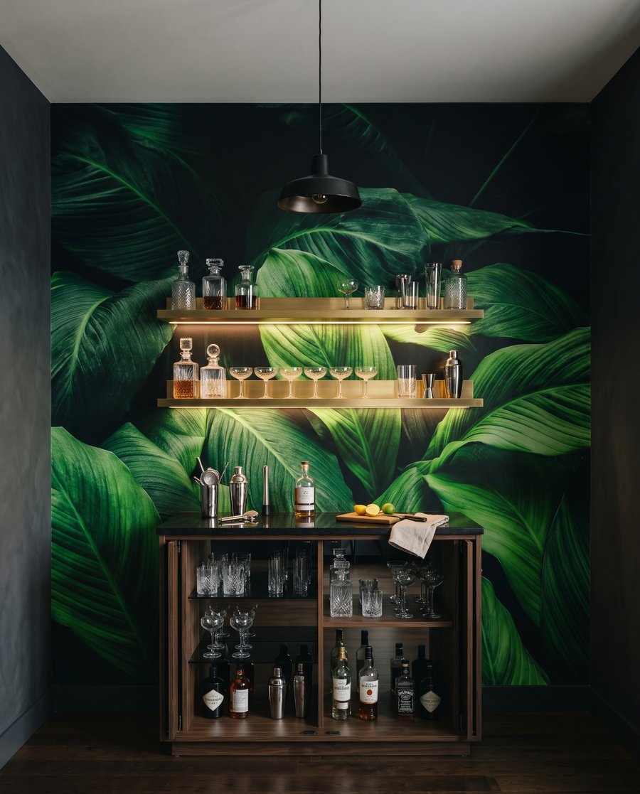 Frunze în umbră adâncă — interior 4