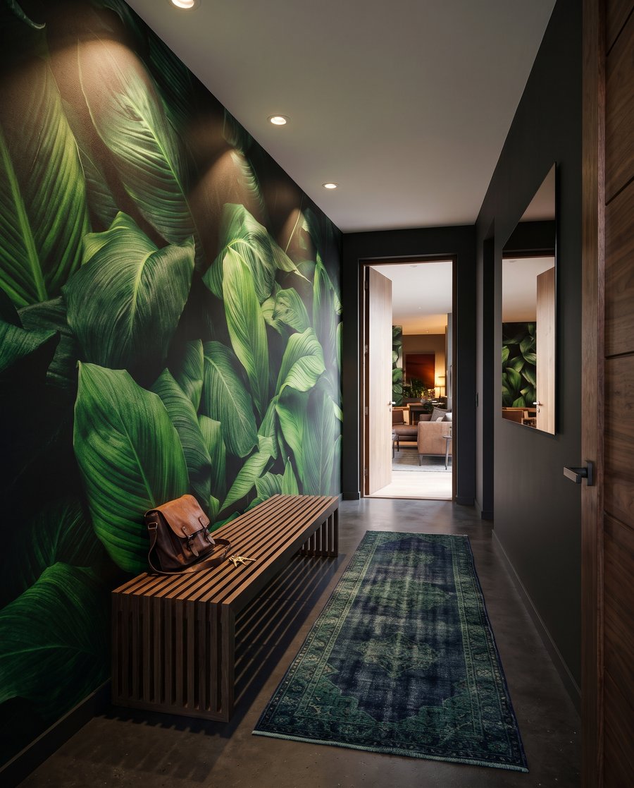 Frunze în umbră adâncă — interior 7