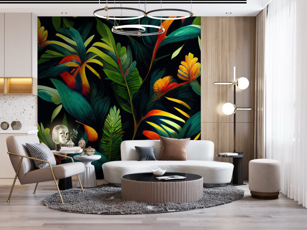 Flori calde în verde — interior 3