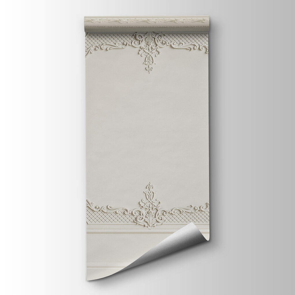 Panouri crem cu ornamente — vizualizare produs