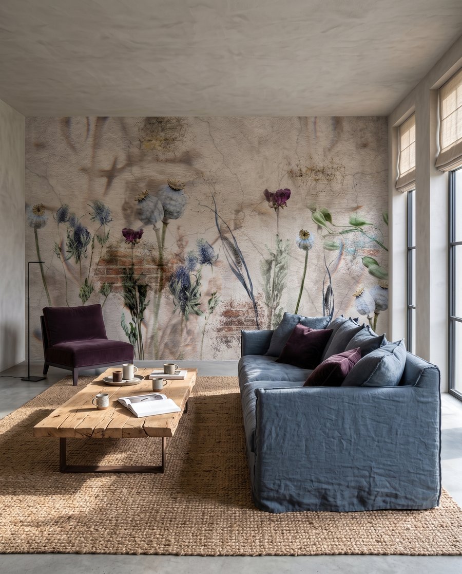 Ciulini pe zid vechi — interior 4