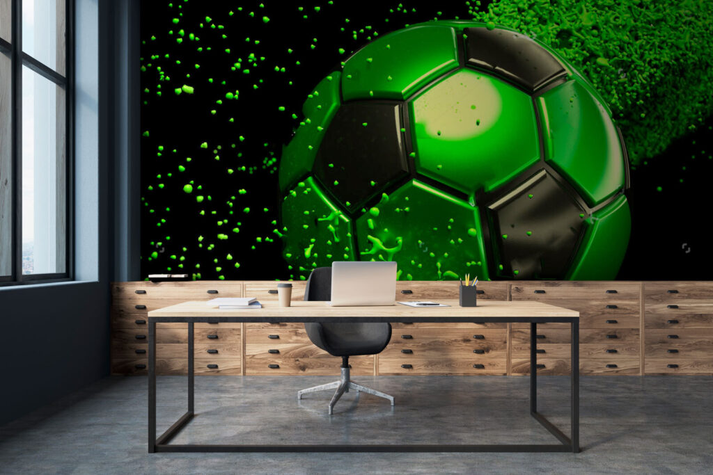 Minge verde cu stropi — interior 1