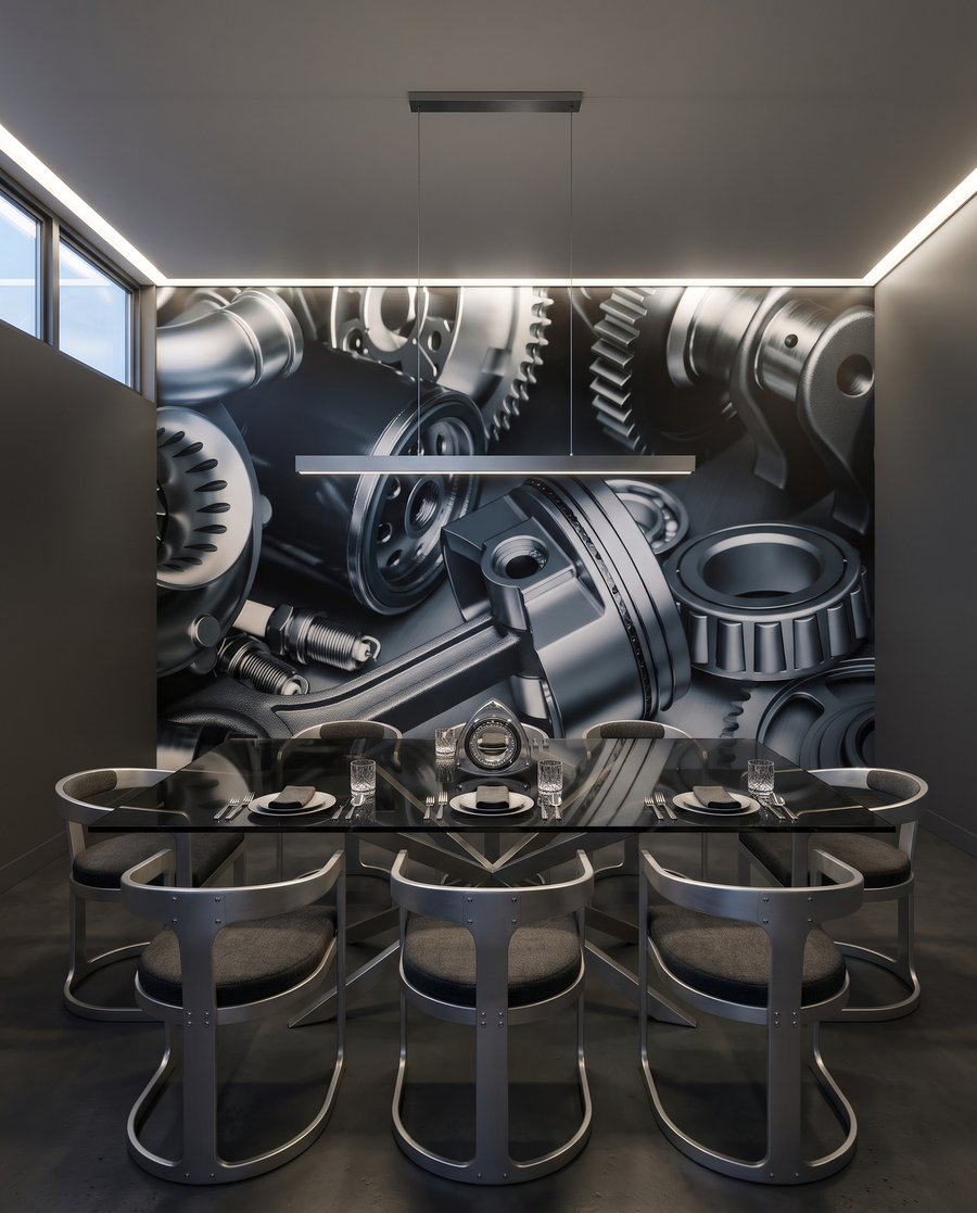 Roți dințate suprapuse — interior 7