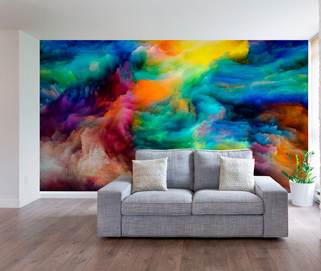 Nori colorați în vârtej — interior 2