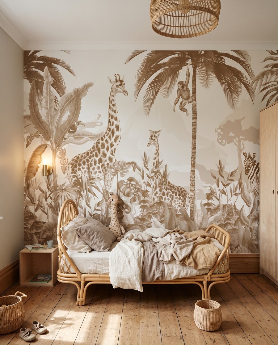 Girafe în verde auriu — interior 2