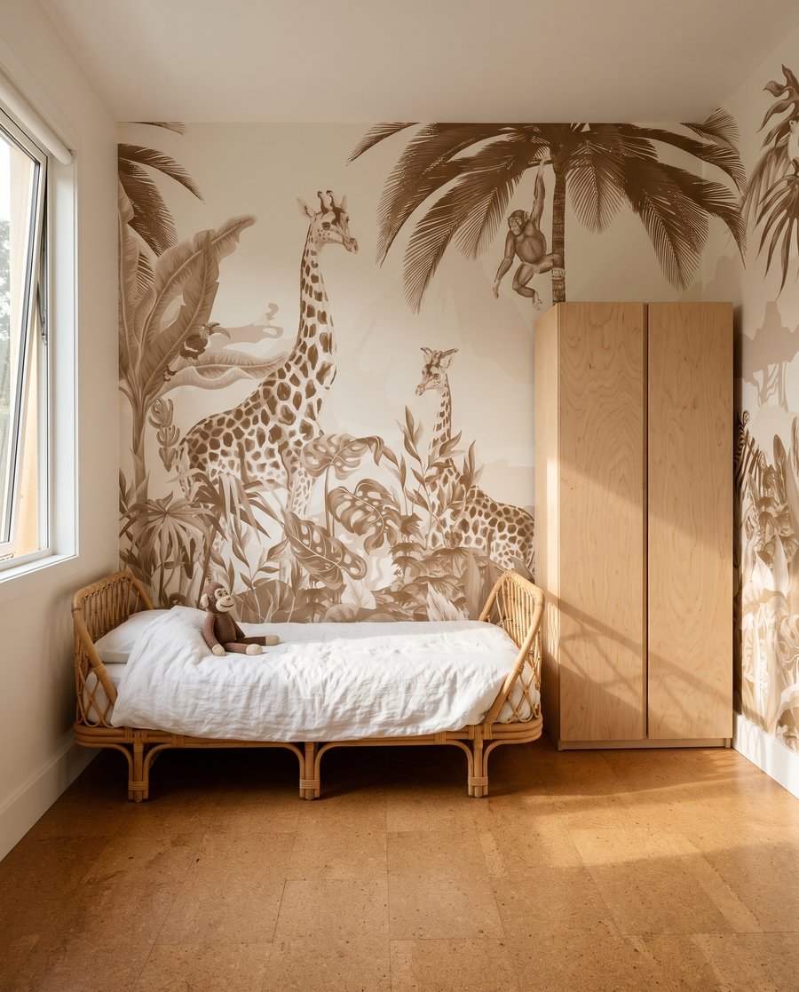 Girafe în verde auriu — interior 4