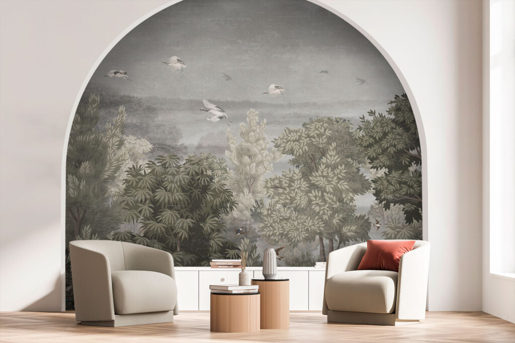 Păsări deasupra pădurii — interior 5