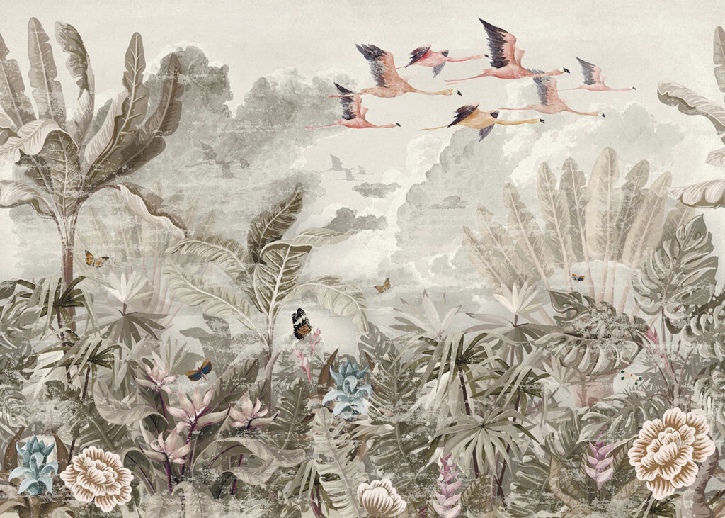 Zbor deasupra florilor — design complet