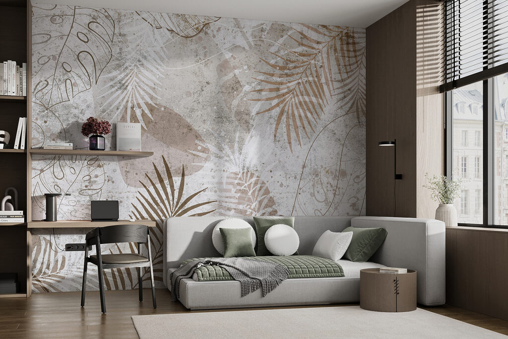 Nervuri pe fond alb — interior 6