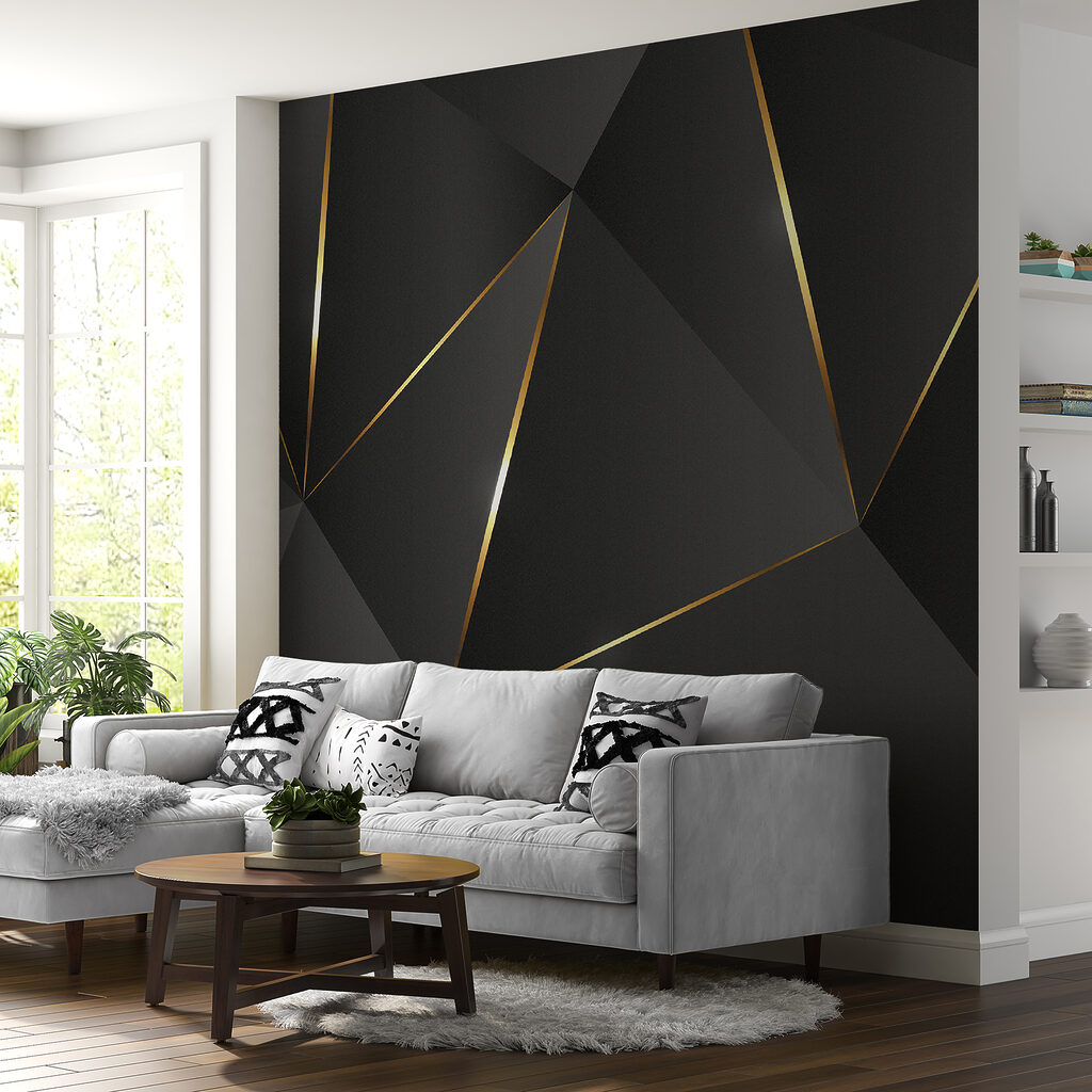 Fațete negre cu auriu — interior 4