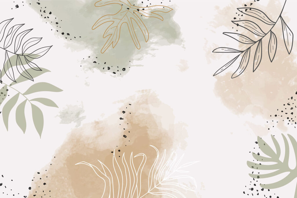 Frunze cu pete delicate — design complet