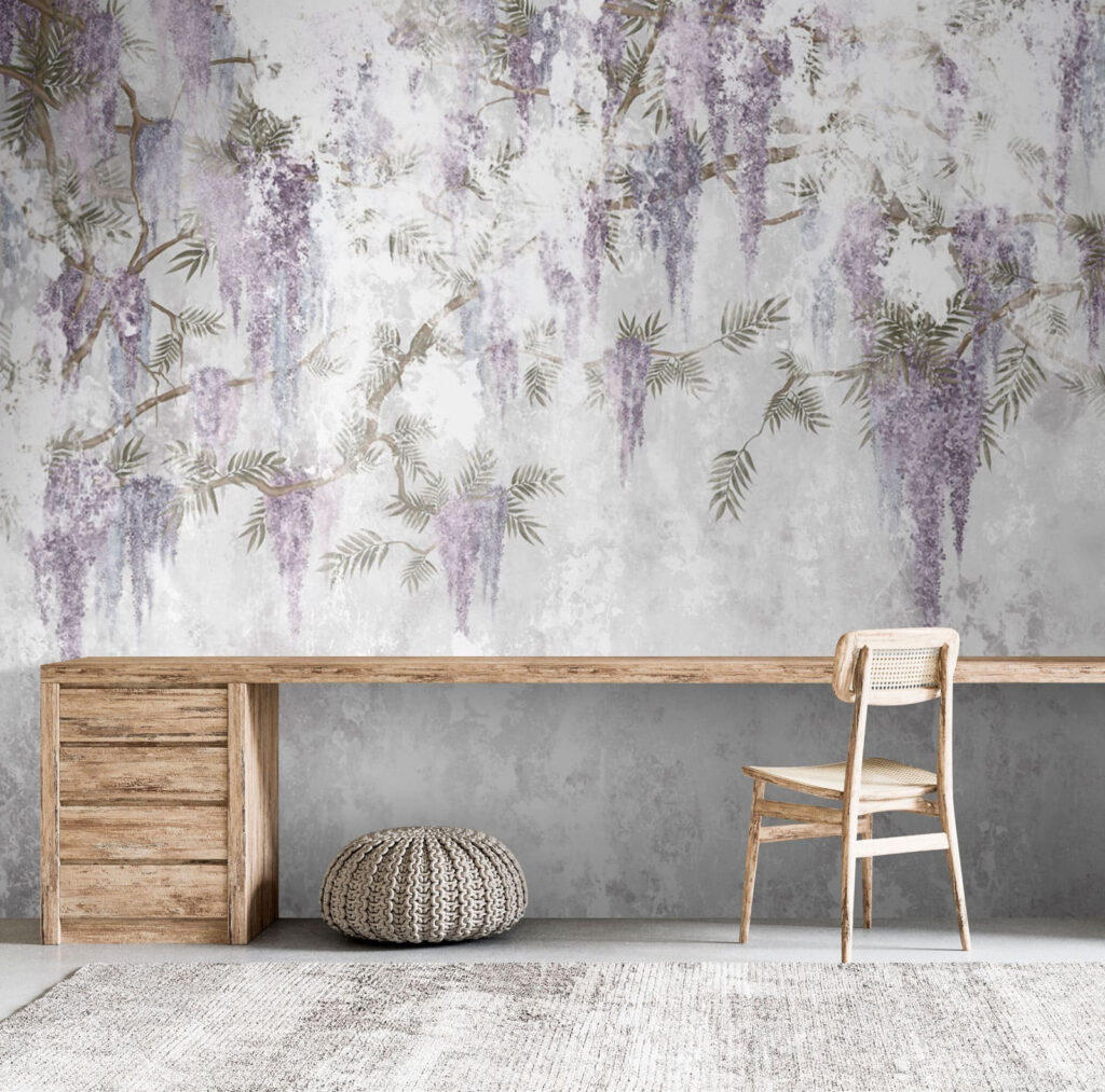 Ciorchini mov pe vopsea — interior 1