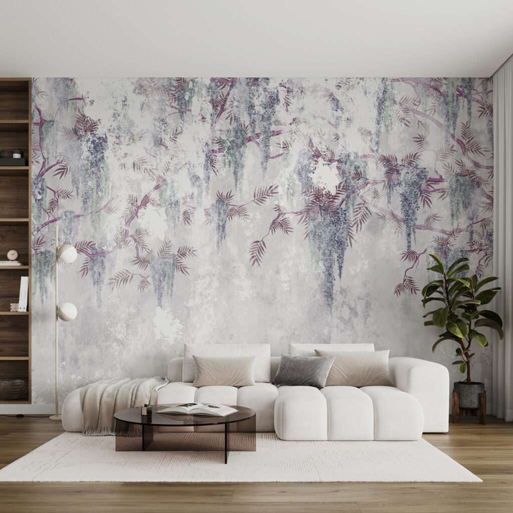 Ciorchini mov pe vopsea — interior 1