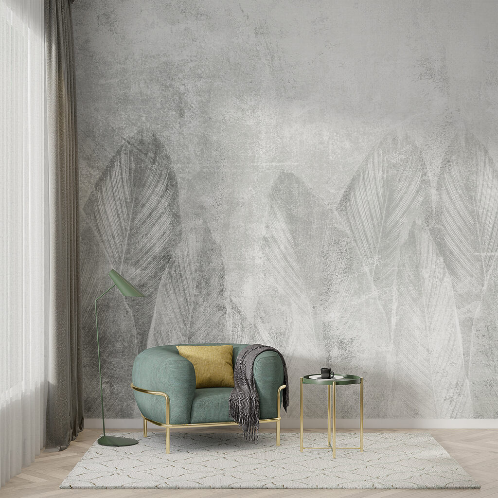 Frunze mari pe gri — interior 6