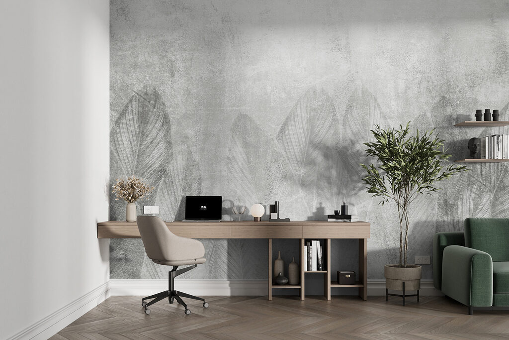 Frunze mari pe gri — interior 7