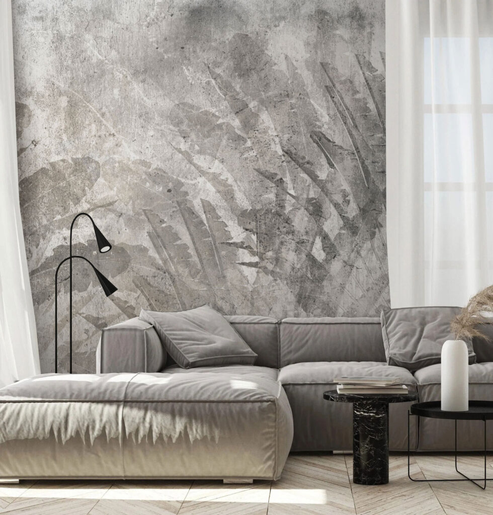Amprente de frunze gri — interior 3