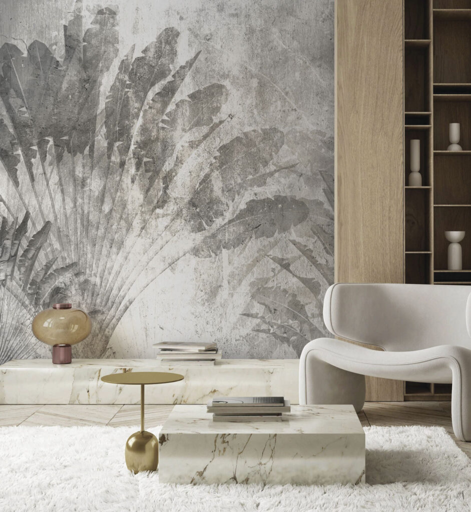 Amprente de frunze gri — interior 4