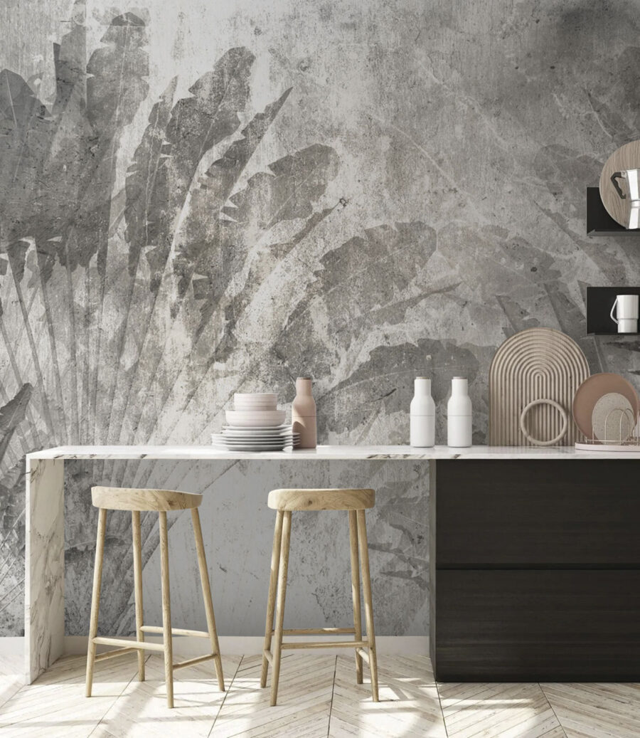 Amprente de frunze gri — interior 1