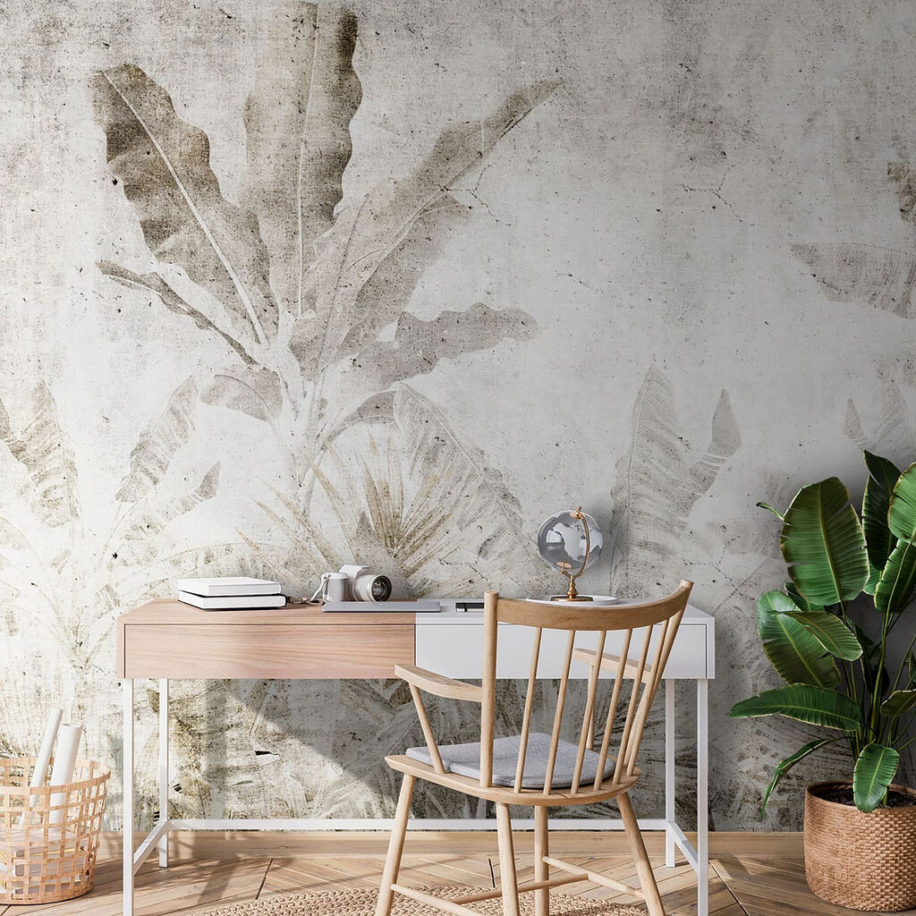Jungla pe fond alb — interior 5