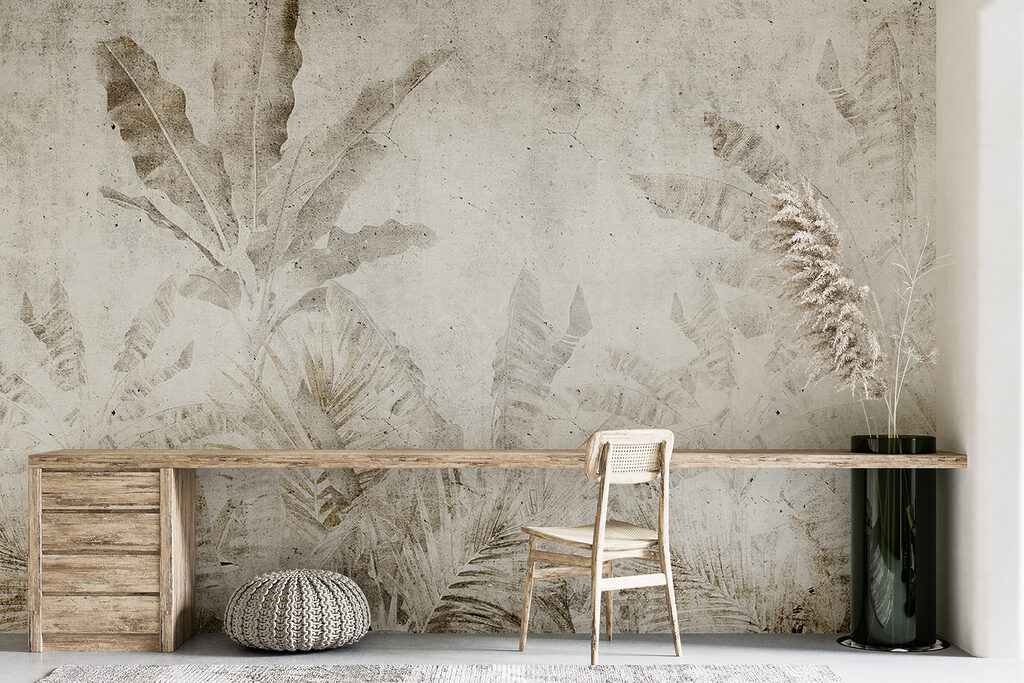 Jungla pe fond alb — interior 6