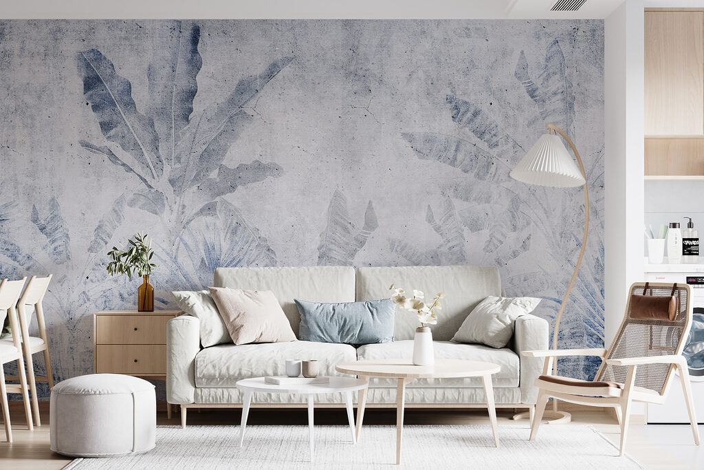 Jungla pe fond alb — interior 2