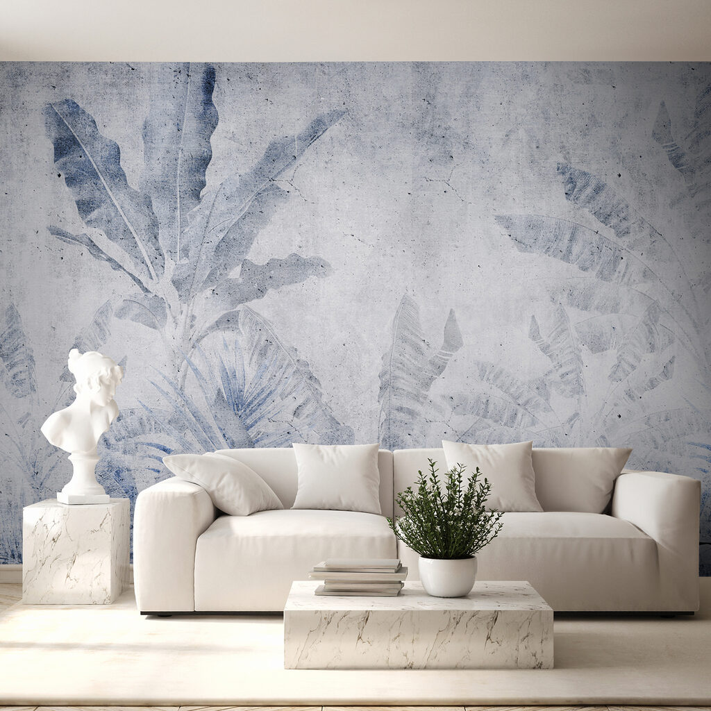 Jungla pe fond alb — interior 3