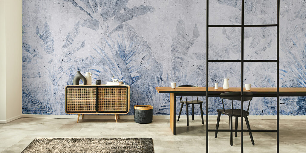Jungla pe fond alb — interior 1