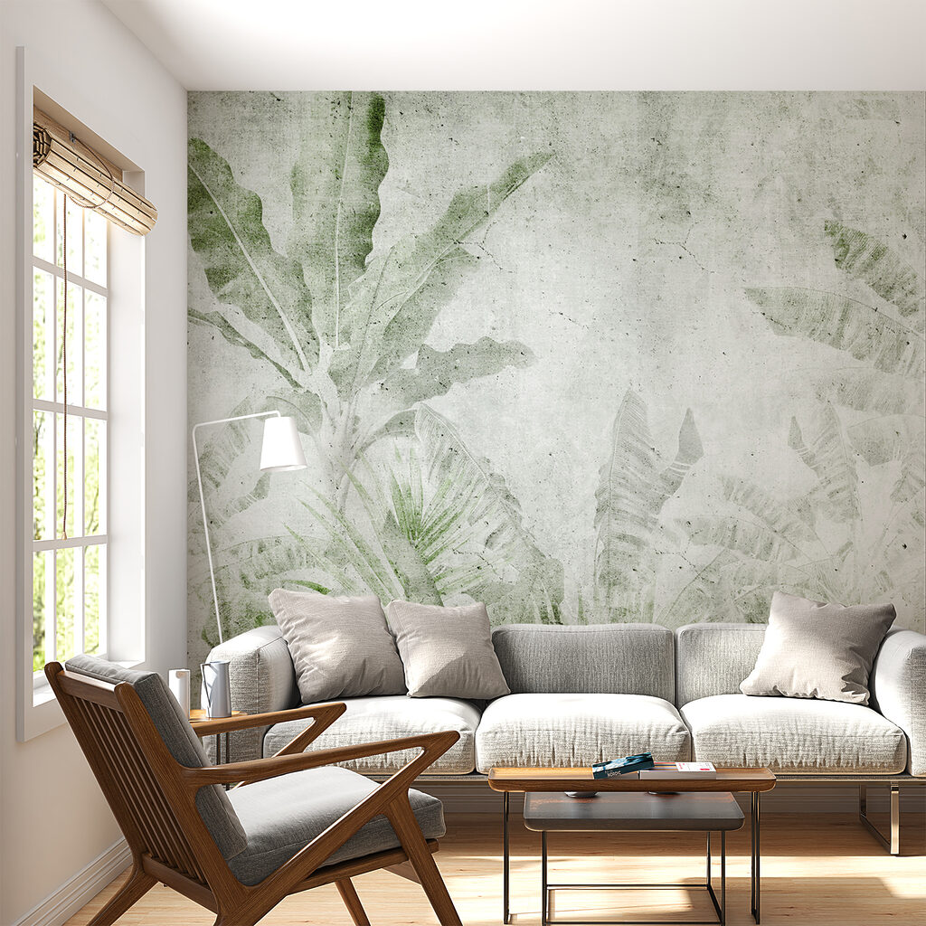 Jungla pe fond alb — interior 3