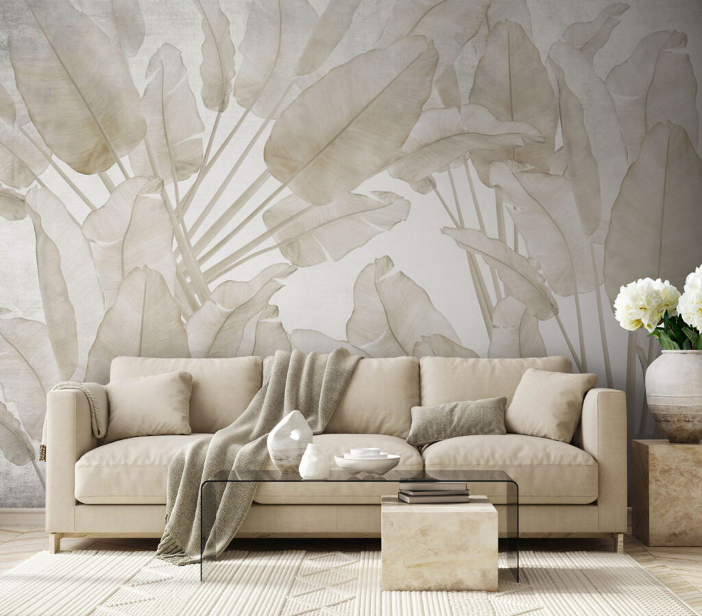 Frunze tropicale pe nisip — interior 5