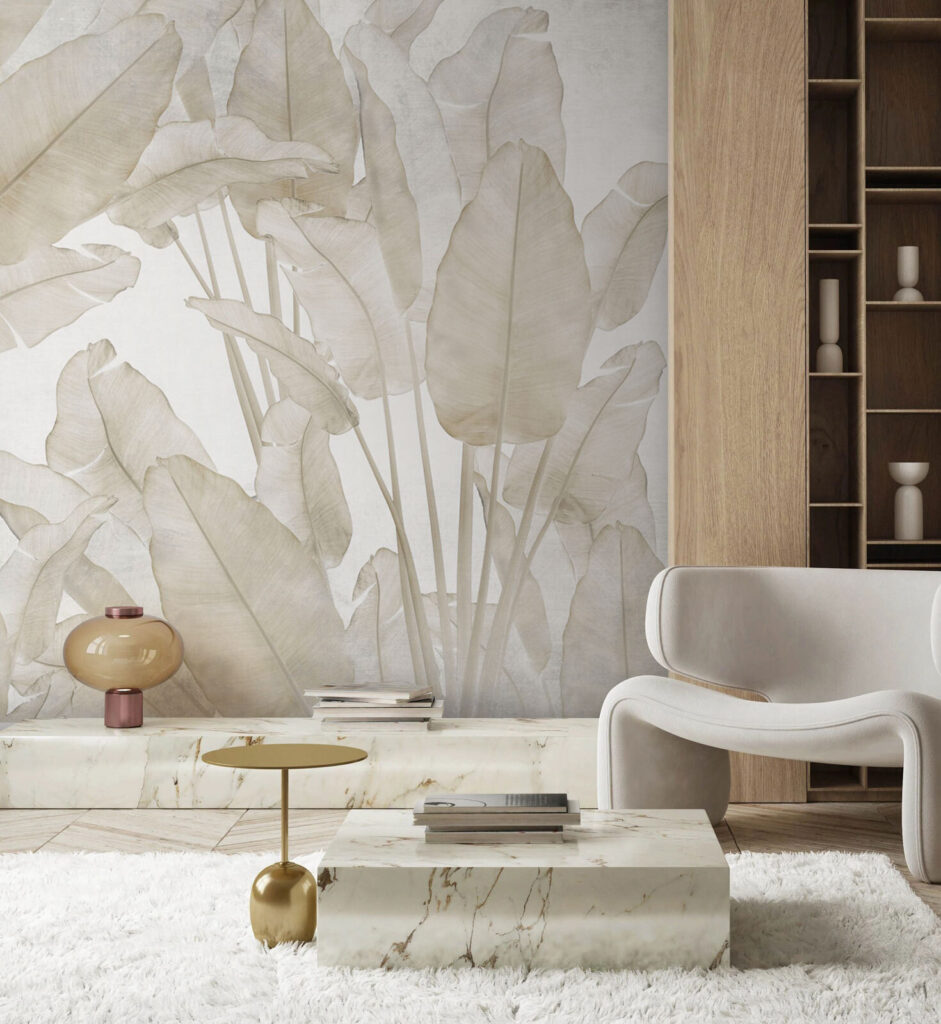 Frunze tropicale pe nisip — interior 6