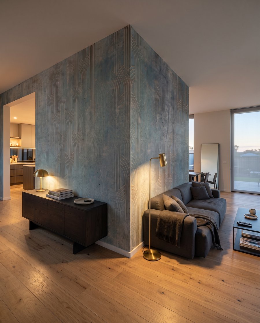 Albastru cu urme calde — interior 3