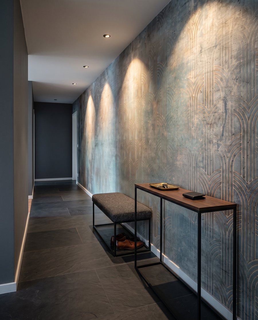 Albastru cu urme calde — interior 6