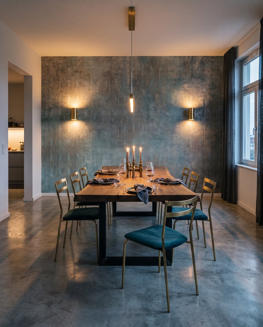 Albastru cu urme calde — interior 7