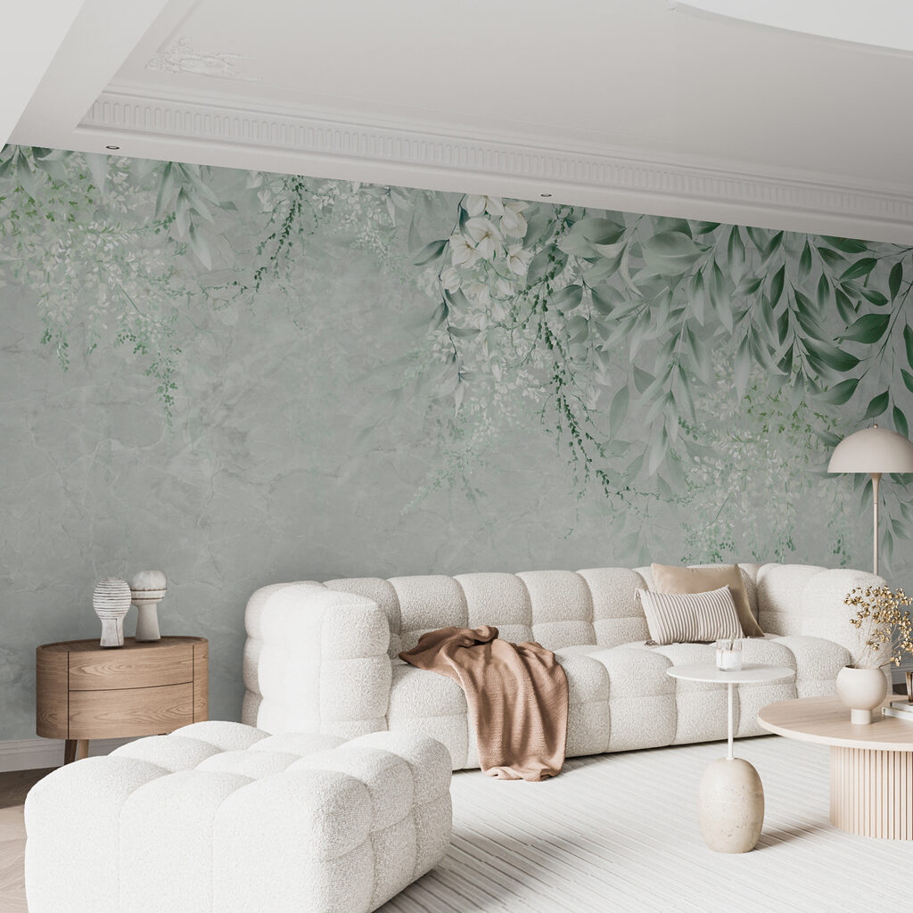 Ramuri atârnate pe verde — interior 6