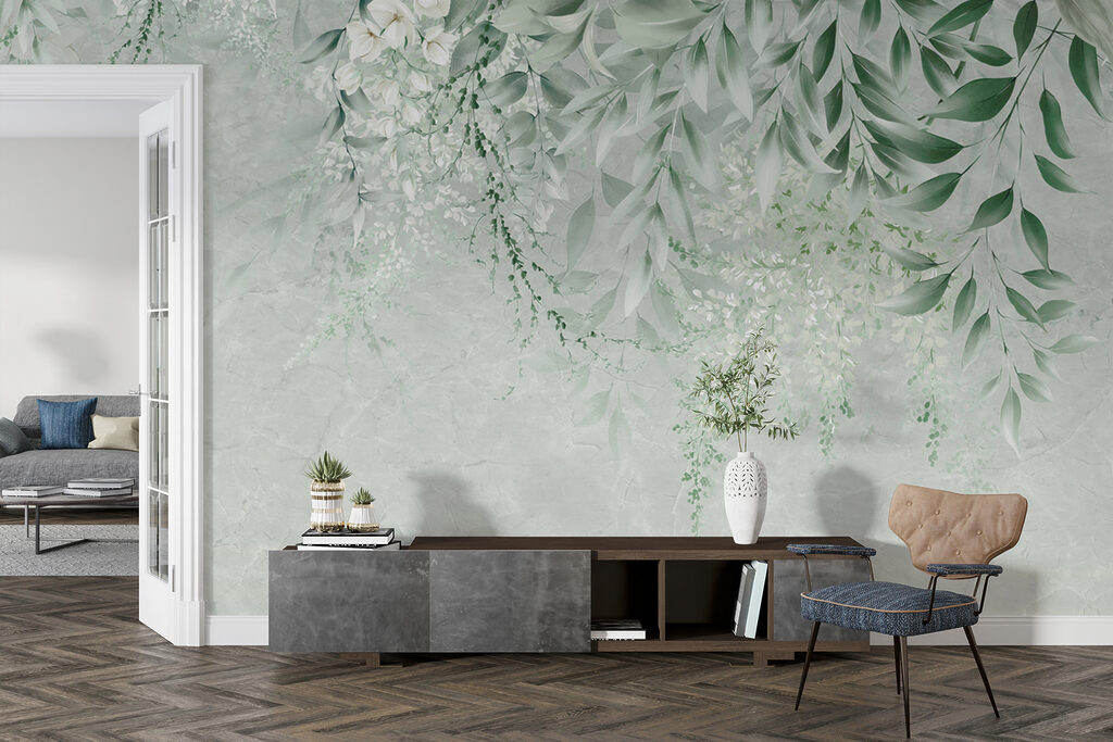 Ramuri atârnate pe verde — interior 7