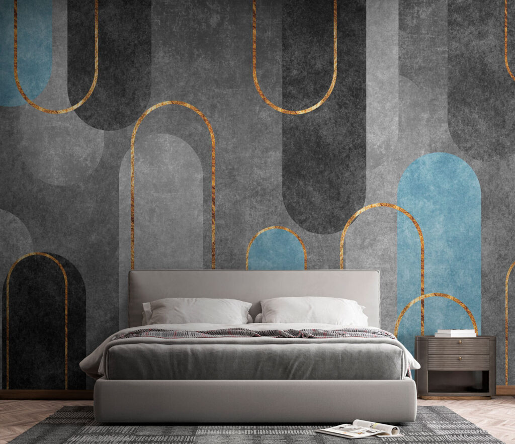 Arce gri, contur auriu — interior 2