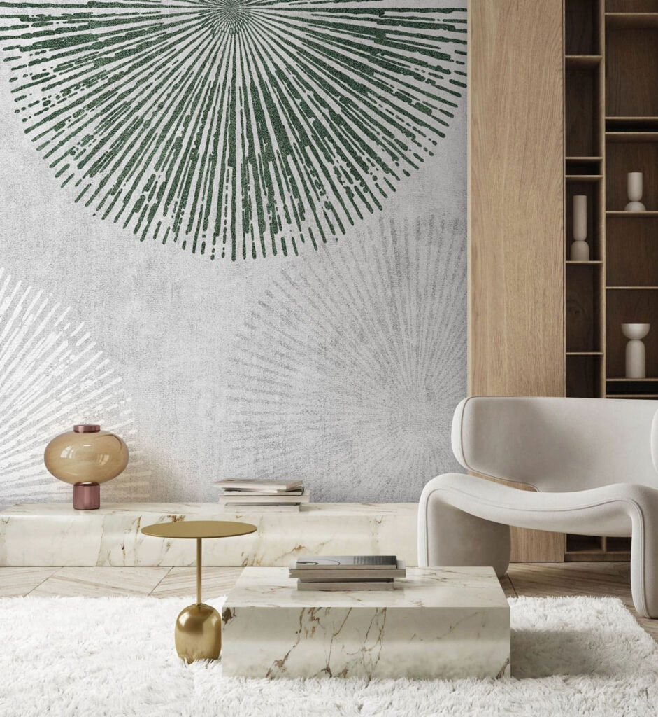 Cercuri din raze fine — interior 1