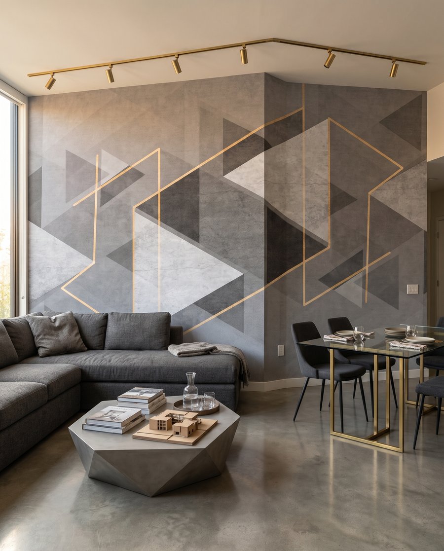 Triunghiuri în adâncime — interior 9