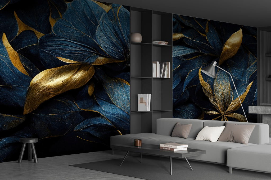 Flori albastre, umbre fine — interior 1