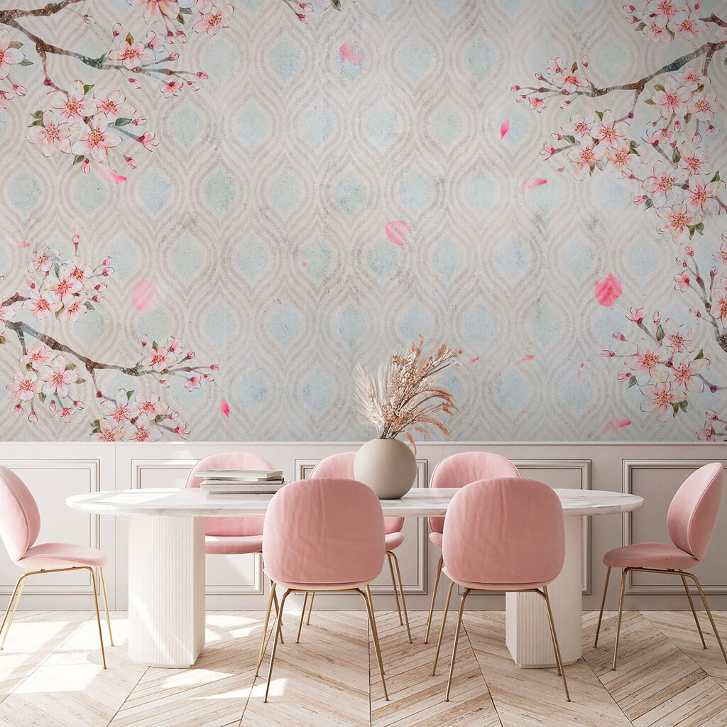Ramuri înflorite în ornament — interior 5
