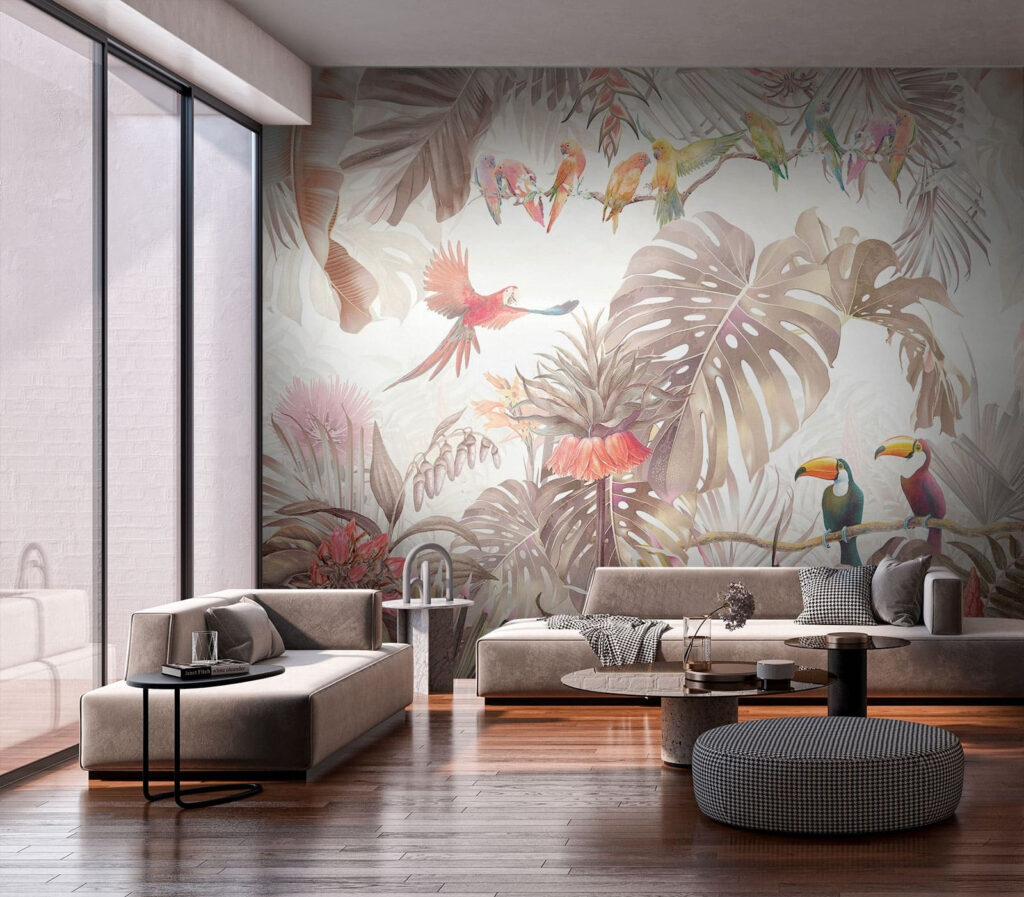 Tucani printre frunze tropicale — interior 2